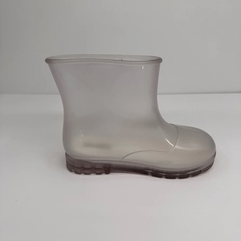 Mini Melissa‎ Kids Size 10 Translucent Clear Welly Wellington Rain Boots